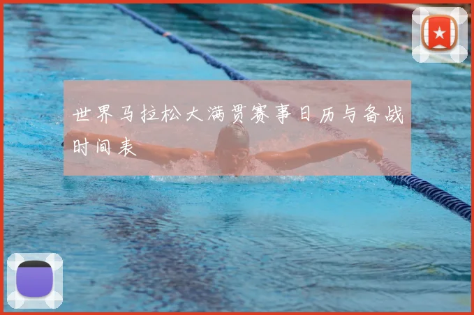 世界马拉松大满贯赛事日历与备战时间表